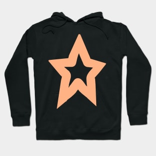 Star Peach Fuzz Pantone Color of the Year 2024 Hoodie